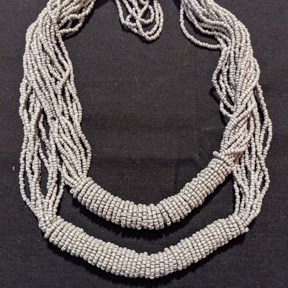 Seed bead necklace